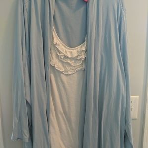 Sweater with attached tank